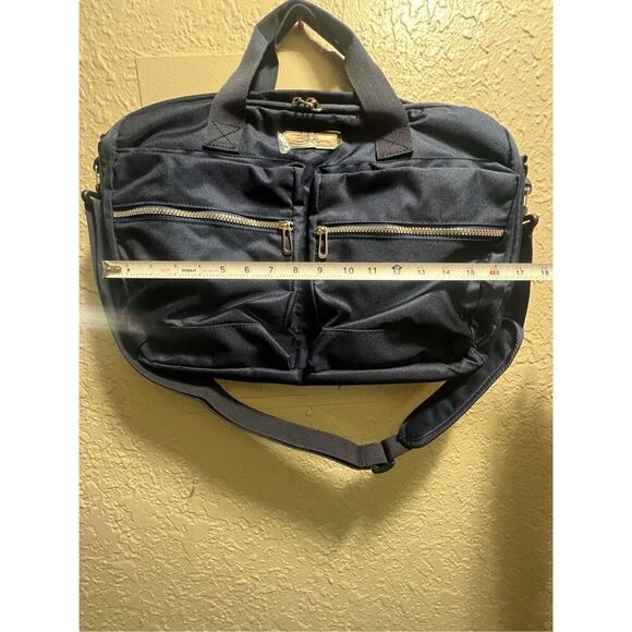 Bella Russo 17” Navy Laptop Bag NEW NO TAGS - Picture 7 of 15